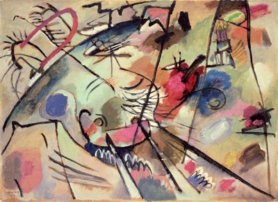 Studie voor Improvisatie 24, 1912 door Wassily Kandinsky